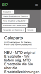 Mobile Screenshot of galaparts.de